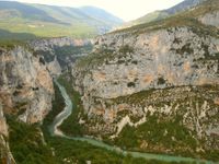 Gorges du Verdon, 100 km von La Rostane